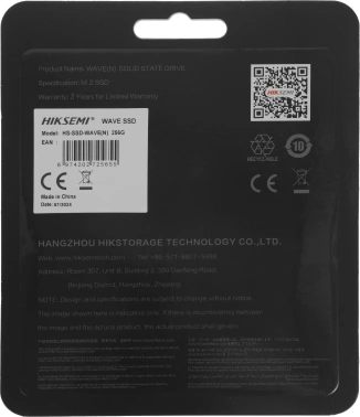 Накопитель SSD Hikvision SATA-III 256GB HS-SSD-WAVE(N) 256G