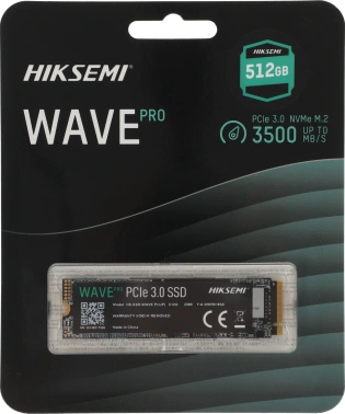 Накопитель SSD Hikvision PCIe 3.0 x4 512GB HS-SSD-WAVE PRO(P) 512G