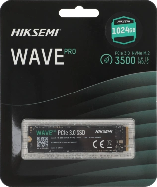 Накопитель SSD Hikvision PCIe 3.0 x4 1TB HS-SSD-WAVE PRO(P) 1024G