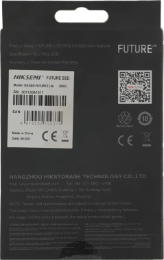 Накопитель SSD Hikvision PCIe 4.0 x4 2TB HS-SSD-FUTUREX LITE 2048G