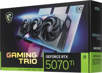 Видеокарта MSI PCI-E 5.0  RTX 5070 TI 16G GAMING TRIO OC