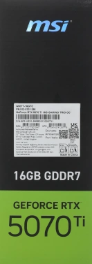 Видеокарта MSI PCI-E 5.0  RTX 5070 TI 16G GAMING TRIO OC