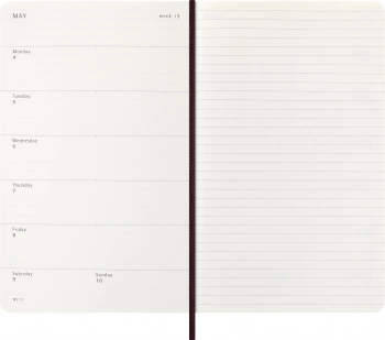 Еженедельник Moleskine PRECIOUS & ETHICAL MAMBA