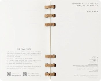 Еженедельник Moleskine ACADEMIC SPIRAL