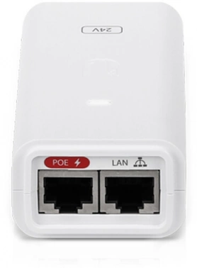 Инжектор PoE Ubiquiti  POE-24-12W-WH