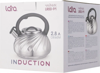 Чайник металлический Lara LR00-91
