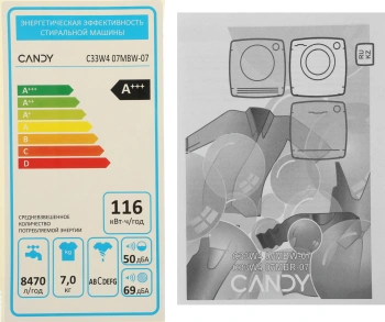 Стиральная машина Candy Nova C33W4 07MBW-07