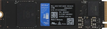 Накопитель SSD WD PCIe 4.0 x4 1TB WDS100T4B0E SN5000