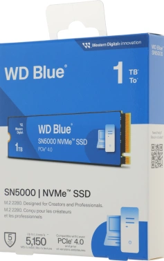 Накопитель SSD WD PCIe 4.0 x4 1TB WDS100T4B0E SN5000