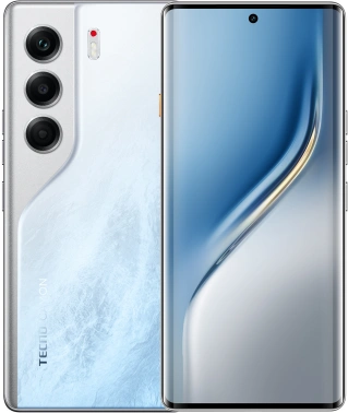 Смартфон Tecno Camon 40 Pro 5G 256Gb 8Gb белый ледяной моноблок 3G 4G 2Sim 6.78