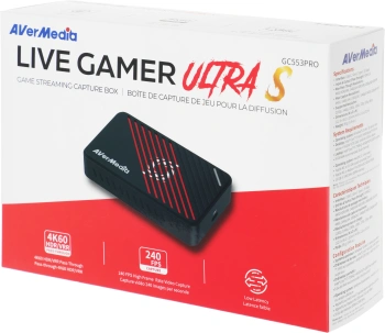 Карта видеозахвата Avermedia Live Gamer Ultra S GC553PRO
