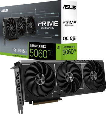 Видеокарта Asus PCI-E 5.0  PRIME-RTX5060TI-O8G