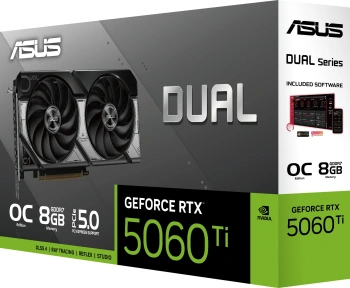 Видеокарта Asus PCI-E 5.0  DUAL-RTX5060TI-O8G