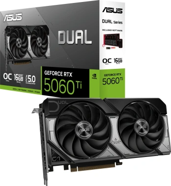 Видеокарта Asus PCI-E 5.0  DUAL-RTX5060TI-O16G