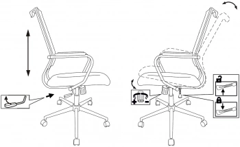 Кресло руководителя Бюрократ  CH Balance-LUX