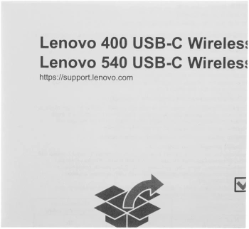 Мышь Lenovo 540 USB-C Wireless Compact