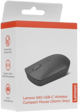 Мышь Lenovo 540 USB-C Wireless Compact