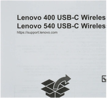 Мышь Lenovo 540 USB-C Wireless Compact