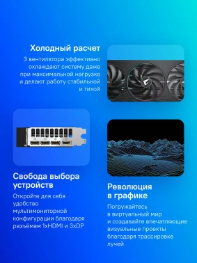 Видеокарта Gigabyte PCI-E 5.0  GV-N5060AORUS E-8GD 1.0