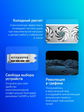 Видеокарта Gigabyte PCI-E 5.0  GV-N5060AERO OC-8GD 1.0