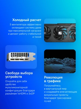 Видеокарта Gigabyte PCI-E 5.0  GV-N5060GAMING OC-8GD 1.0