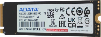 Накопитель SSD A-Data PCIe 4.0 x4 1TB SLEG-900P-1TCS