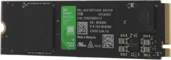 Накопитель SSD WD PCIe 4.0 x4 1TB WDS100T4G0E SN3000