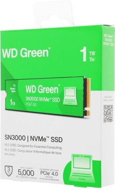 Накопитель SSD WD PCIe 4.0 x4 1TB WDS100T4G0E SN3000