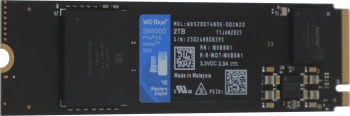 Накопитель SSD WD PCIe 4.0 x4 2TB WDS200T4B0E SN5000