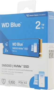 Накопитель SSD WD PCIe 4.0 x4 2TB WDS200T4B0E SN5000