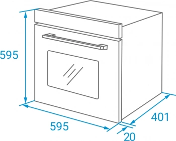 Духовой шкаф Электрический Weissgauff EOM 206 BM