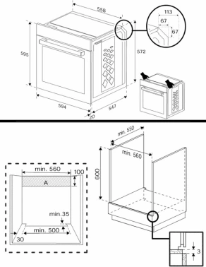 Духовой шкаф Электрический Hotpoint HFE8 921 H BL