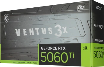 Видеокарта MSI PCI-E 5.0  RTX 5060 TI 16G VENTUS 3X OC