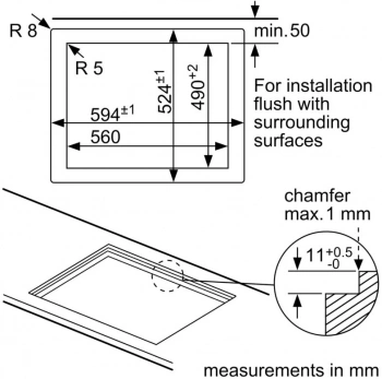 Газовая варочная поверхность Bosch PPH6A6B20