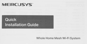 Бесшовный Mesh роутер Mercusys Halo H25BE