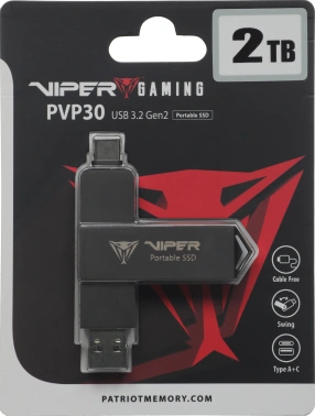 Накопитель SSD Patriot USB3.2 Gen2 2TB PVP302TB28UDG PVP30