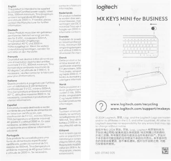 Клавиатура Logitech MX Keys Mini