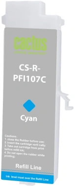 Картридж перезаправляемый струйный Cactus CS-R-PFI107C
