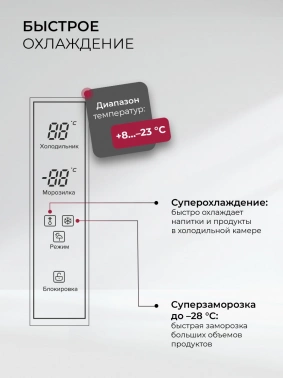 Холодильник Lex LCD505BlOrID