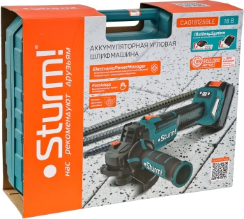 Углошлифовальная машина Sturm! CAG18125BLE