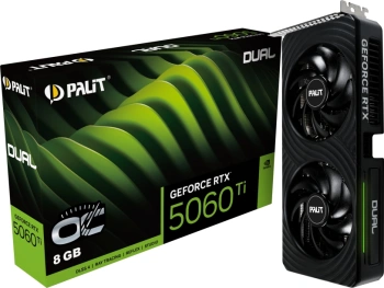 Видеокарта Palit PCI-E 5.0  PA-RTX5060Ti DUAL OC