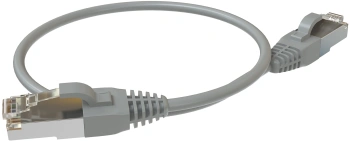 Патч-корд Sysmatrix PC 4545.5ES26.03LSZHGY F/UTP RJ-45 вил.-вилка RJ-45 кат.5E 0.3м серый LSZH