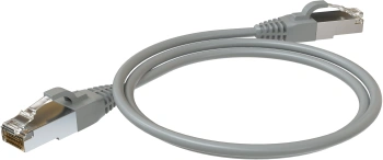 Патч-корд Sysmatrix PC 4545.5ES26.1LSZHGY F/UTP RJ-45 вил.-вилка RJ-45 кат.5E 1м серый LSZH