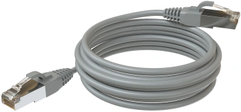 Патч-корд Sysmatrix PC 4545.5ES26.5LSZHGY F/UTP RJ-45 вил.-вилка RJ-45 кат.5E 5м серый LSZH
