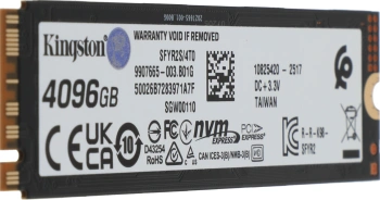 Накопитель SSD Kingston PCIe 5.0 x4 4TB SFYR2S/4T0