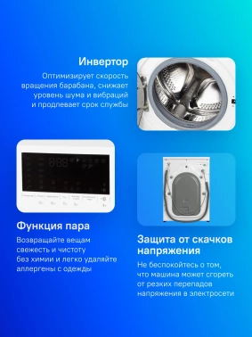 Стиральная машина Beko WSPE6H616W