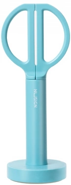 Ножницы Deli ENS051 BLUE Nusign офисные 180мм ручки пластиковые титановое покрытие сталь голубой