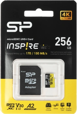 Флеш карта microSDXC 256GB Silicon Power  SP256GBSTXLA2V1N