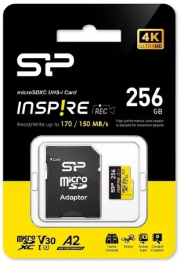 Флеш карта microSDXC 256GB Silicon Power  SP256GBSTXLA2V1NSP