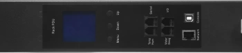 Блок распределения питания Lanmaster TWT-PDVMT1-6X36-32A верт.размещ. 6xC19 36xC13 с мониторингом 32A IEC 309 3м